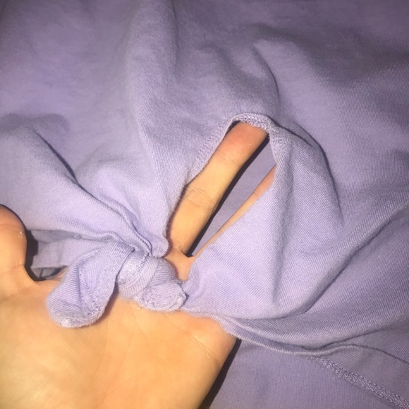 Purple x small vans cropped tee - Picture 2 of 3